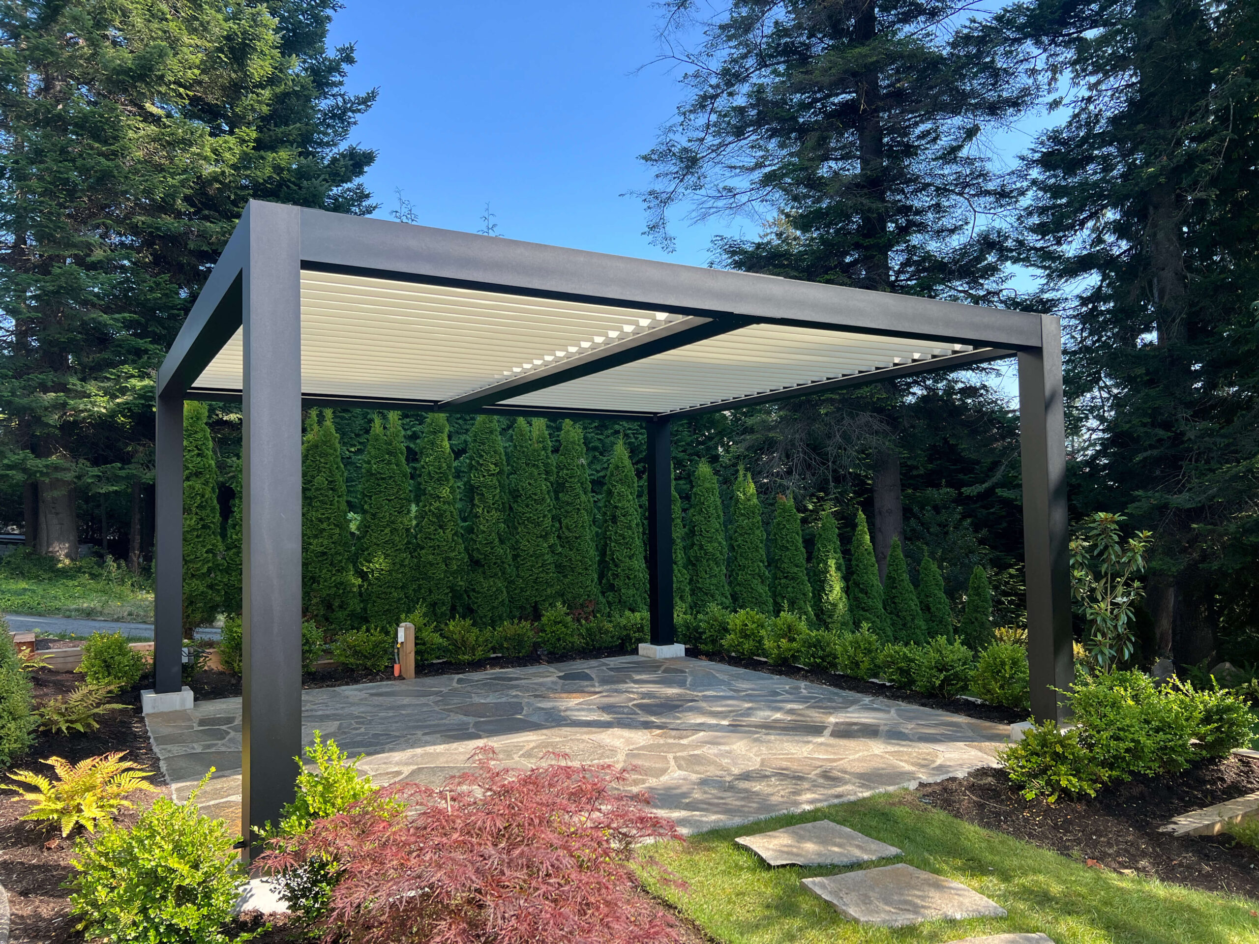 Aluminum Pergolas in White Rock | Motorized & Louvered Designs | Ready to Elevate Your Outdoor Living with a Custom Aluminum  - Image 1